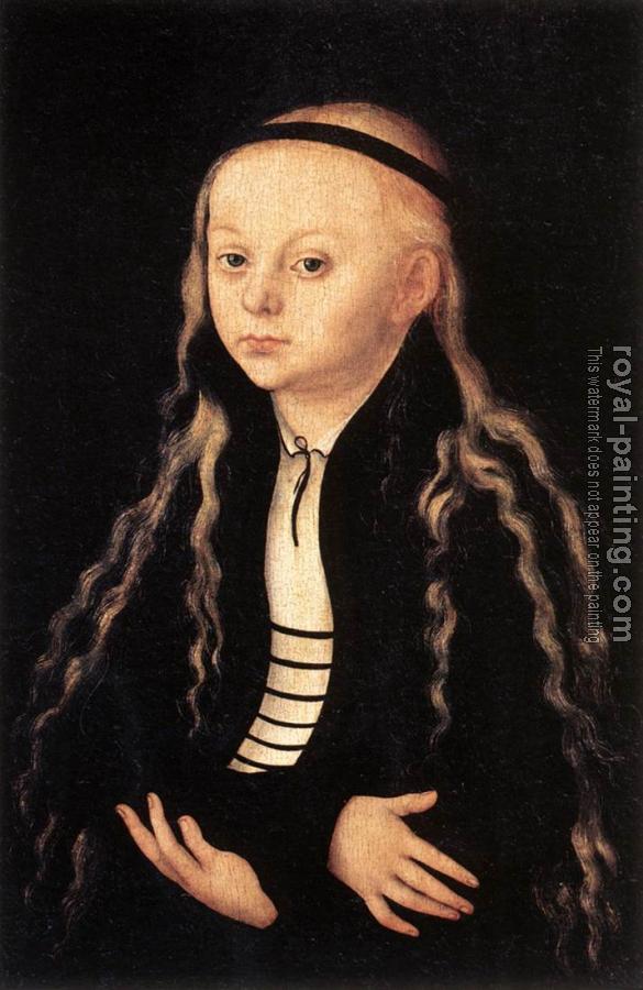 Lucas Il Vecchio Cranach : Portrait of a Young Girl